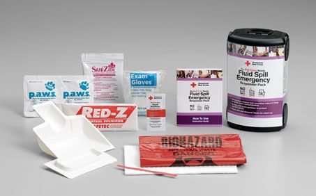 Fluid Spill Emergency Responder Pack - First Aid Clean-Up
